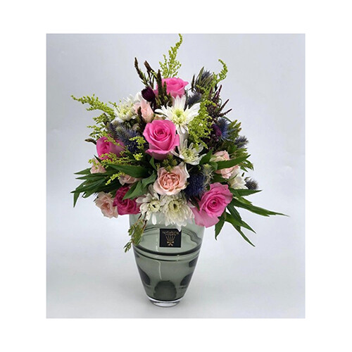 Natural Rose Vase Arrangement