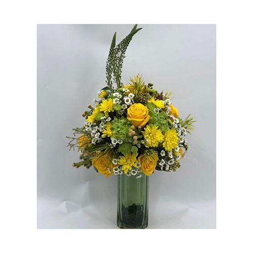 Natural Rose Vase Arrangement