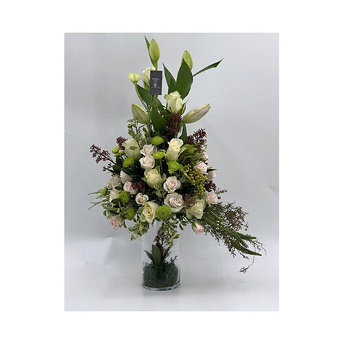 Natural Rose Vase Arrangement