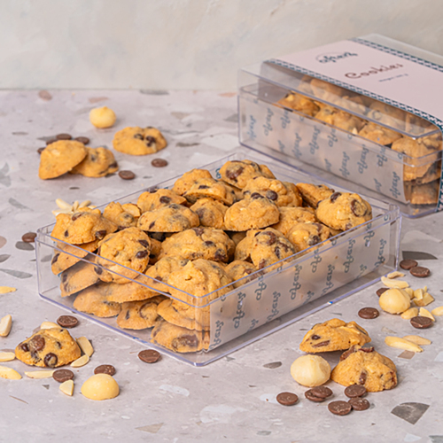 Belgian Chocolate Chip Cookies - with Macadamia & Almond