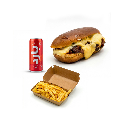 Steak sandwich meal