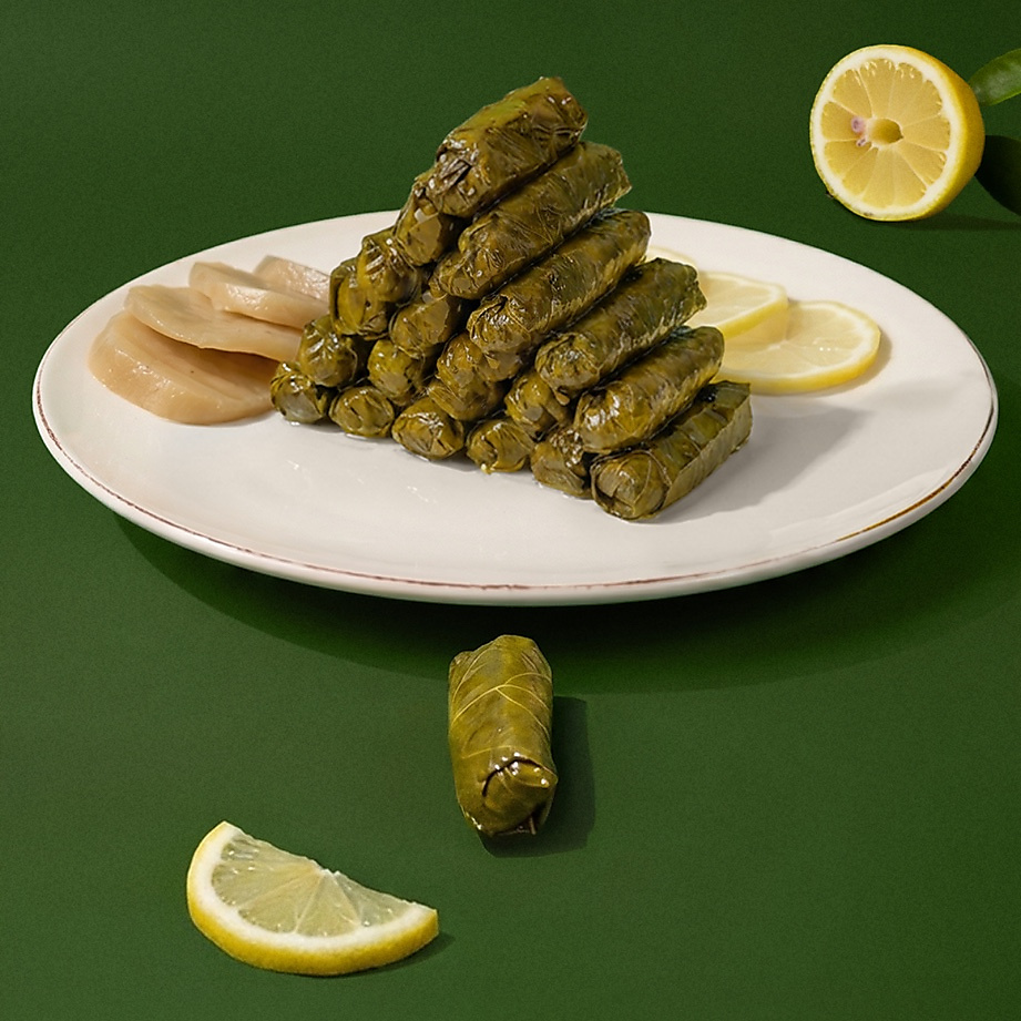 100 حبة ورق عنب ليمون