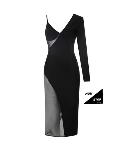 فستان باندج اسود