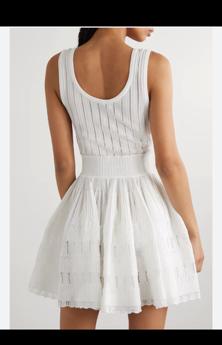 Summer dress Alaia style White