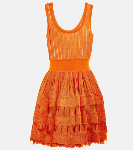 Alaia style dress orange