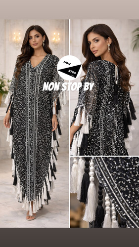 Black silver mermaid