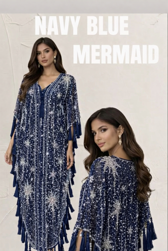 Navy blue mermaid