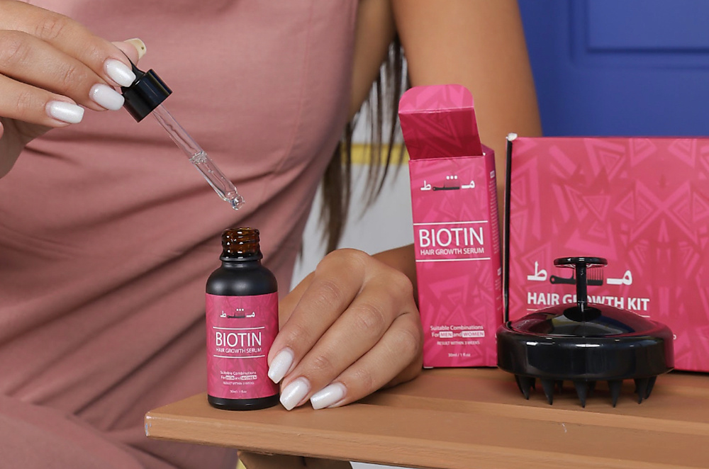 ٣ علب سيروم بايوتين لنمو الشعر MESHET