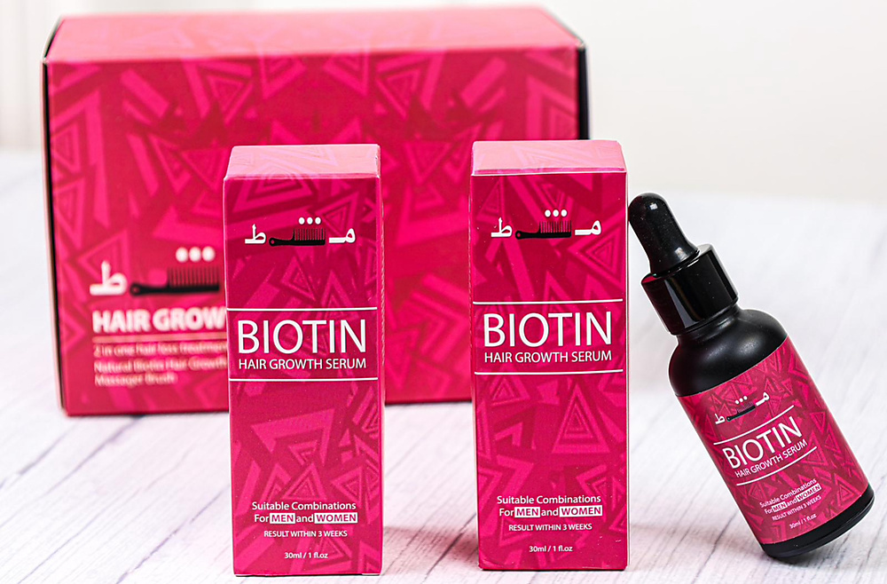 ٣ علب سيروم بايوتين لنمو الشعر MESHET