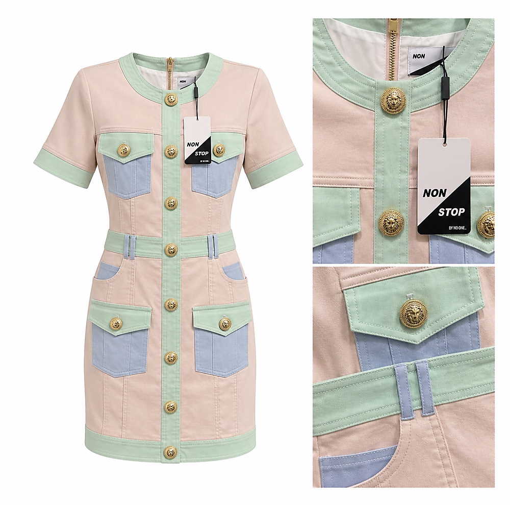 Denim candy dress
