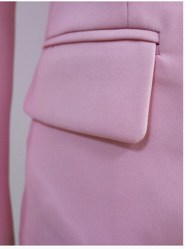 جاكيت بليزر وردي فاتح