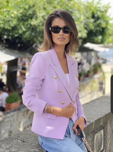 جاكيت بليزر ليلكي