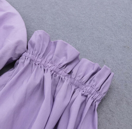 فستان صيفي لون ليلك