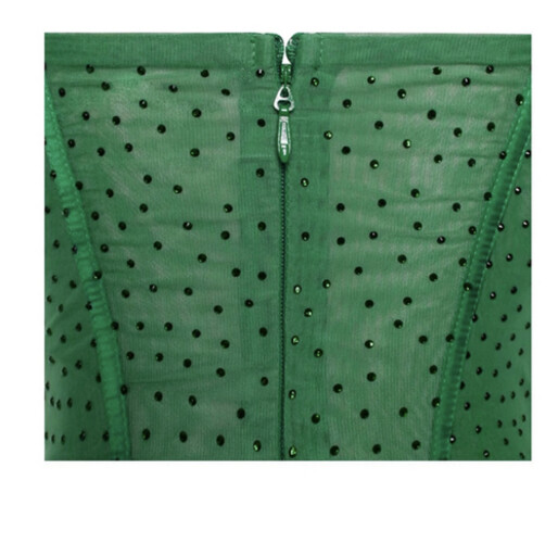 فستان سهره ستان اخضر