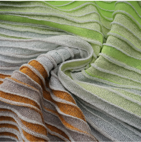 Summer maxi dress missoni style greem