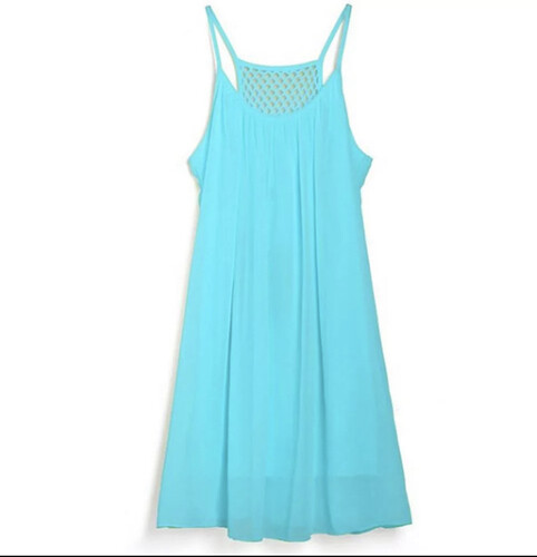 فستان بحر ازرق فاتح