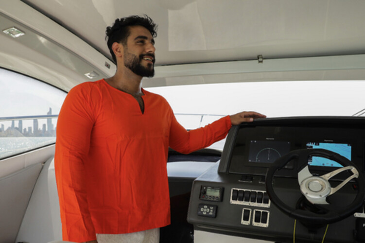 قميص قطن خفيف صيفي لون برتقالي