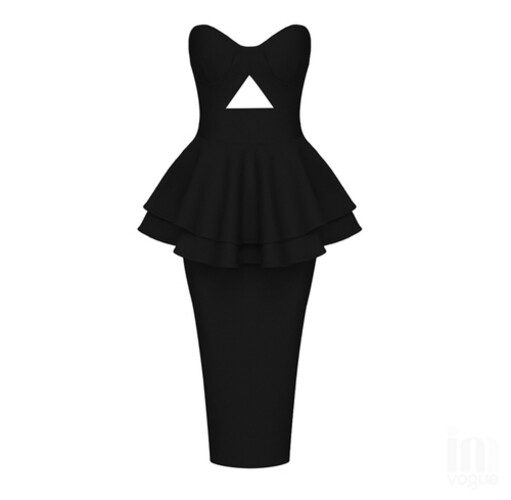 فستان ميدي من غير اكمام