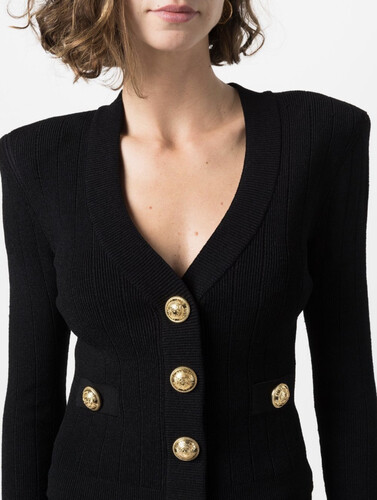 كارديجان اسود مع ازره