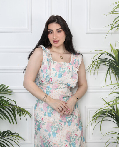 فستان صيفي مورد