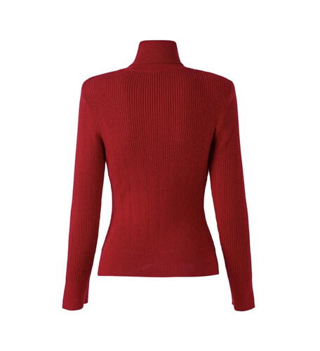 بلوزه لون احمر بقبه طويله