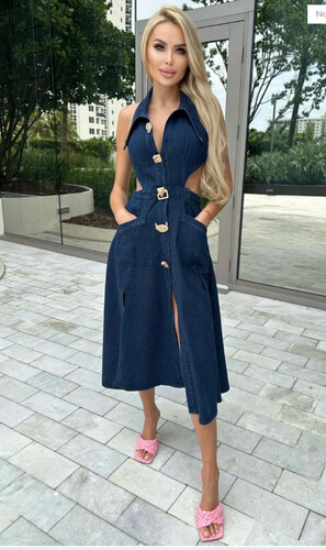 Denim dress 01
