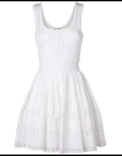 Summer dress Alaia style White