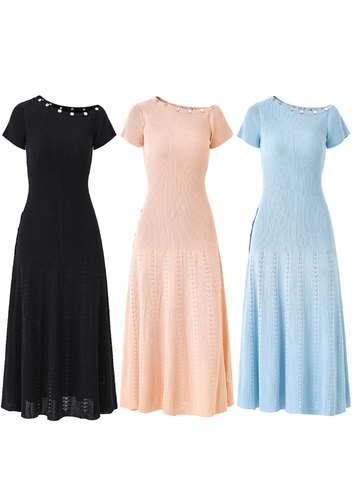 Black midi dress sandro style