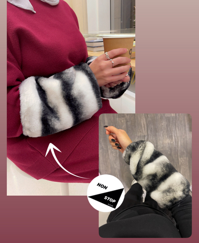 Fur cuffs