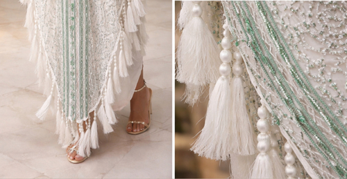 White with aqua mermaid