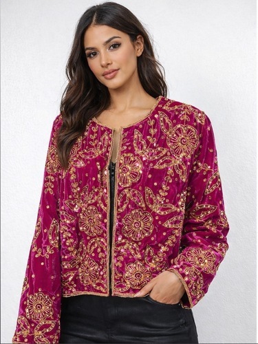 جاكيتات مطرر ب سواروفسكي خام الهند