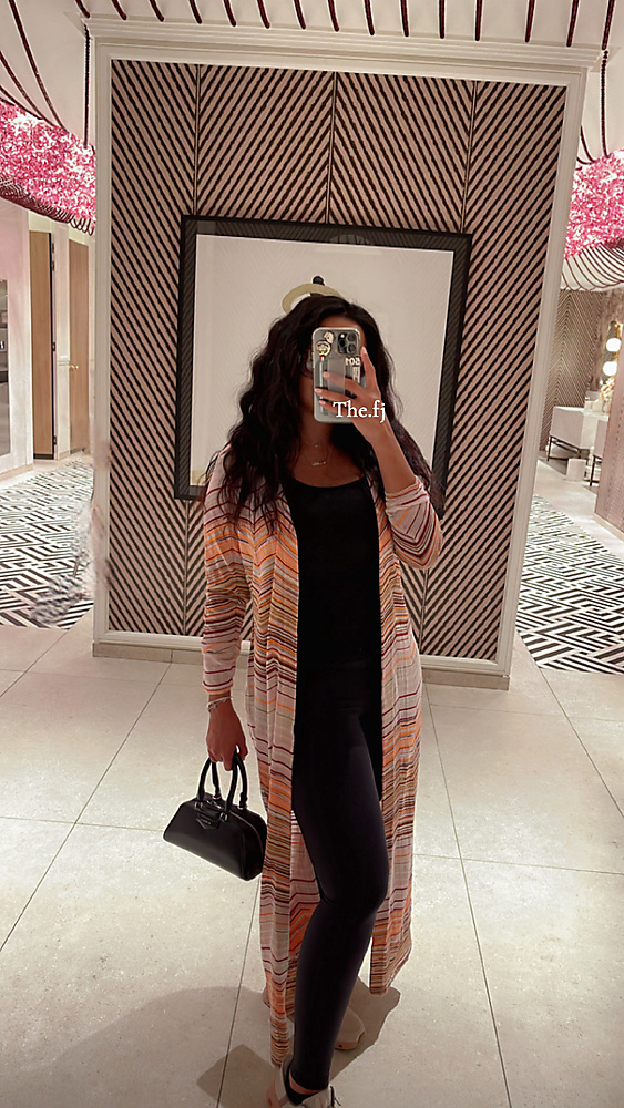Cardigan orange colorful Missoni style