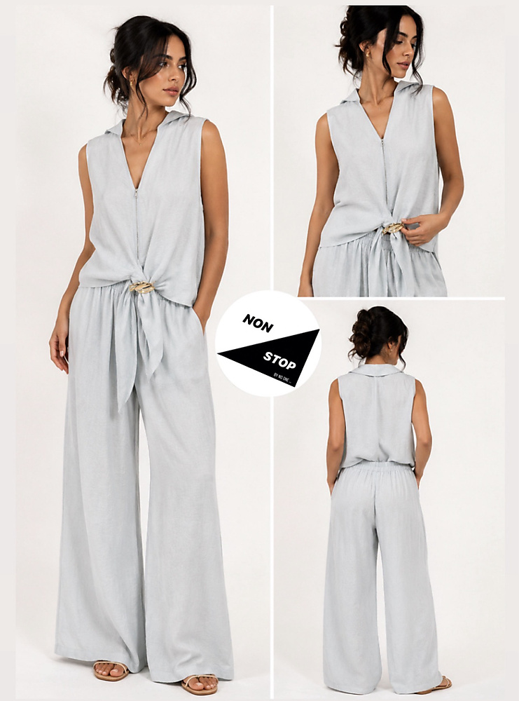 Stylish summer set light blue