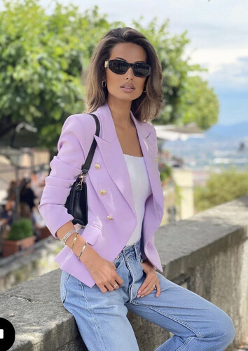 جاكيت بليزر ليلكي