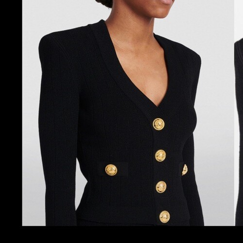 كارديجان اسود مع ازره