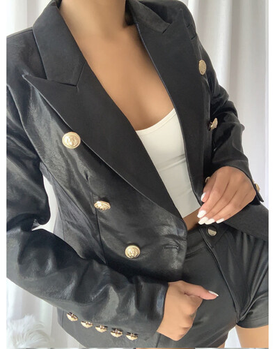 جاكيت جلد بليزر