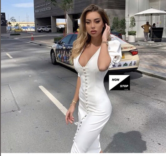 فستان صيفي ابيض