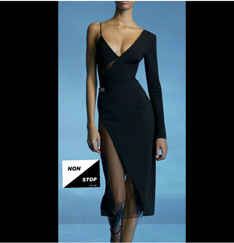 فستان باندج اسود