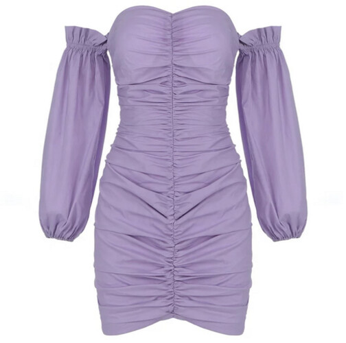 فستان صيفي لون ليلك