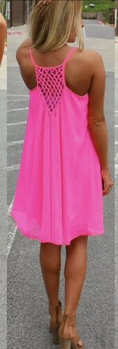 غطاء بحر لون فسفوري وردي مع شنطة ضد الماء