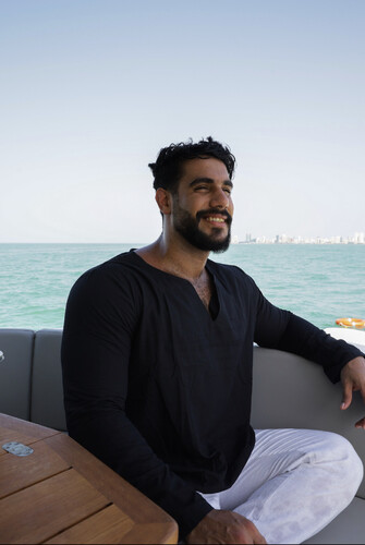 قميص قطن خفيف صيفي لون اسود