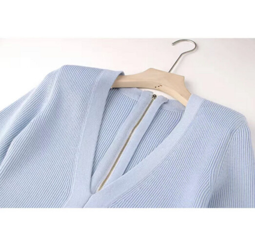 فستان ميدي ازرق فاتح