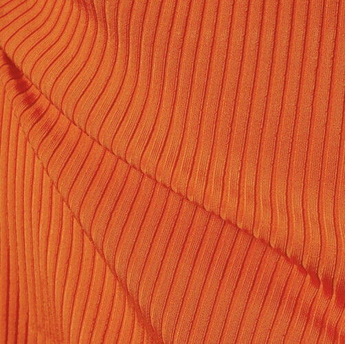 فستان سترج صيفي برتقالي