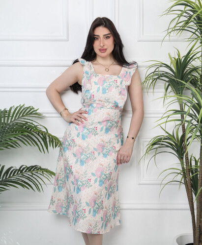 فستان صيفي مورد