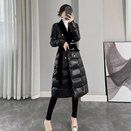 Black puff coat