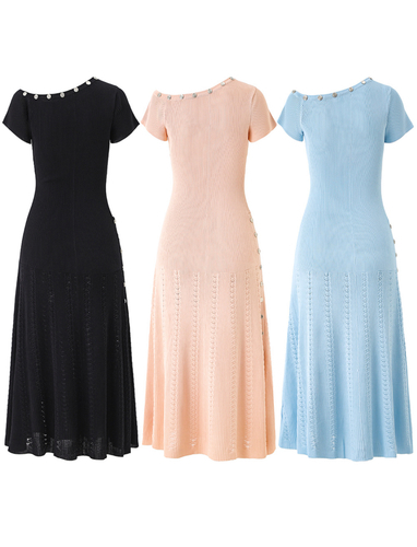 Black midi dress sandro style