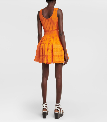 Alaia style dress orange