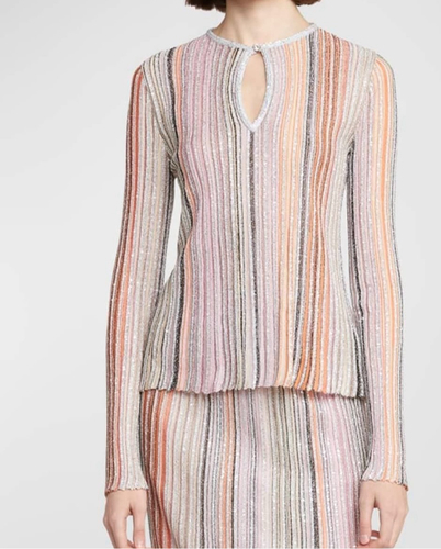 Set Missoni style skirt with top