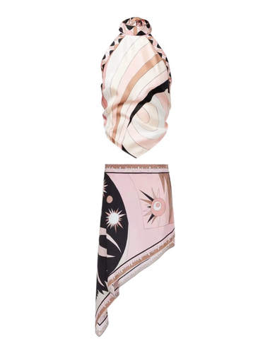 Pucci set skirt with top baby pink