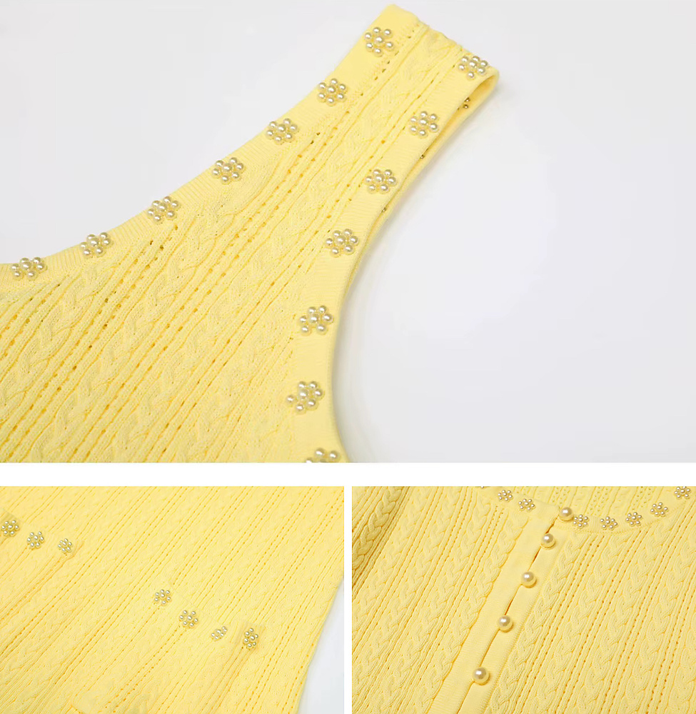 Set dress with jacket yellow 01